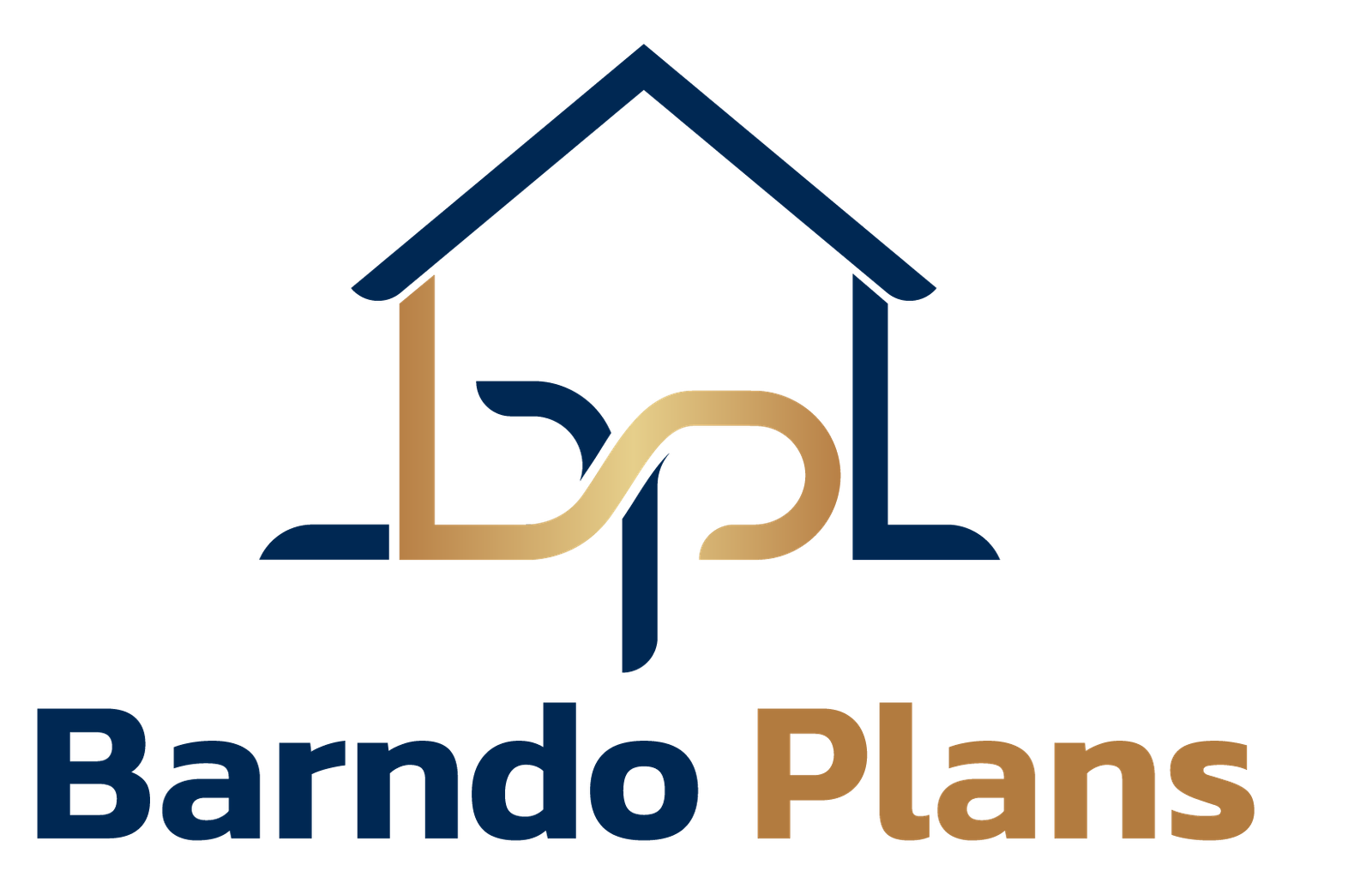 Barndo Plans official logo for white background